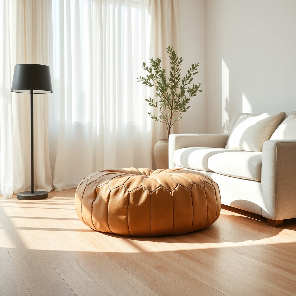 Ultimate Moroccan Leather Pouf Styling Guide