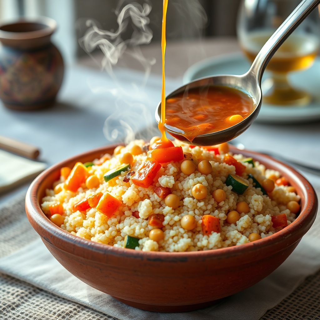 Best Authentic Moroccan Couscous With Vegetables Recipe