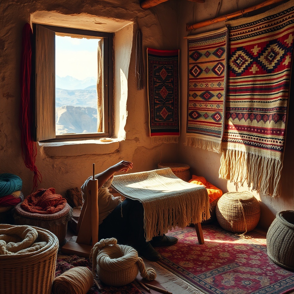 The History And Symbolism Of Berber Carpet Weaving
